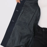 Helena – Damevinterfrakke Med Én Knap 