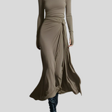 Vittoria – Maxikjole med Sidedetalje